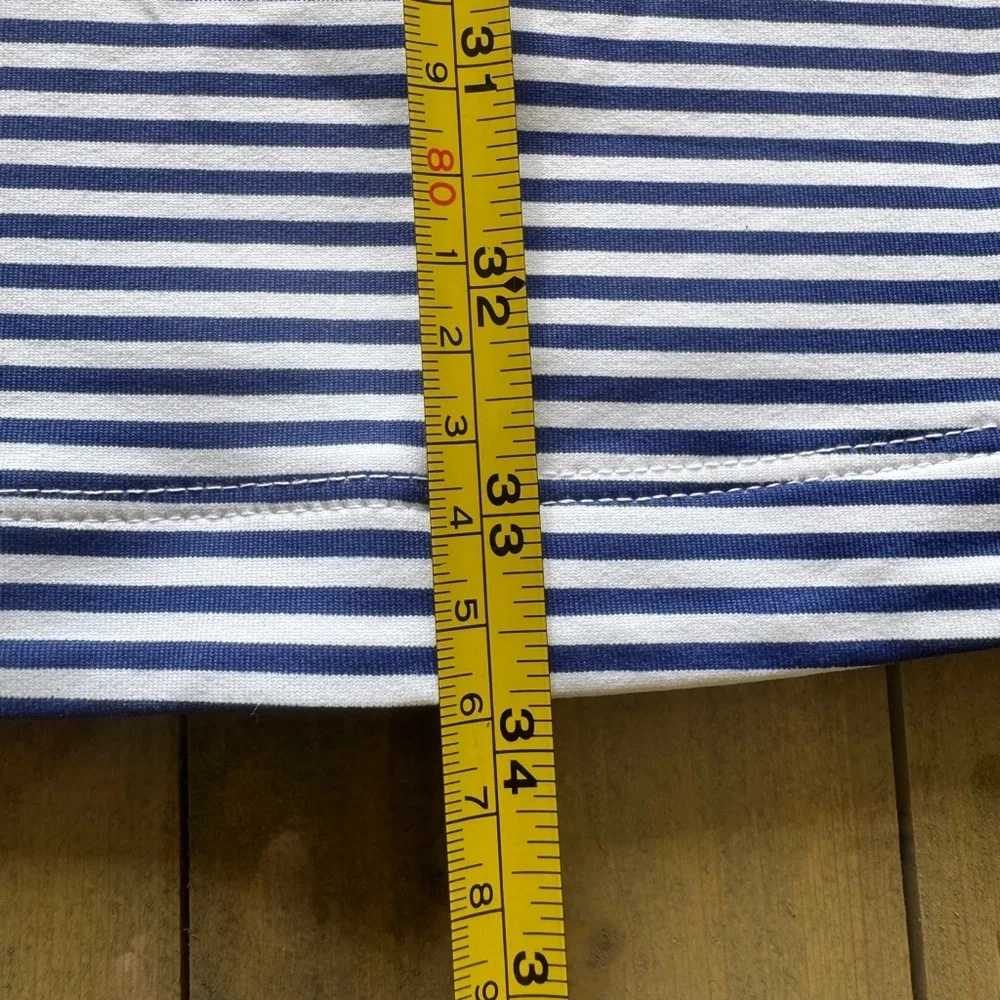 Tommy Bahama Striped Sleeveless Dress Blue White Size S/P vacation - Picture 9 of 10
